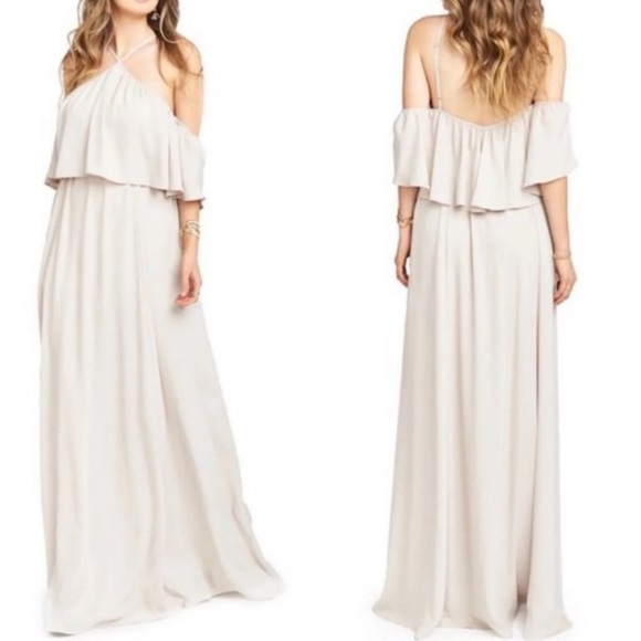 SHOW ME YOUR MUMU Rebecca Off the Shoulder Gown - Picture 2 of 12